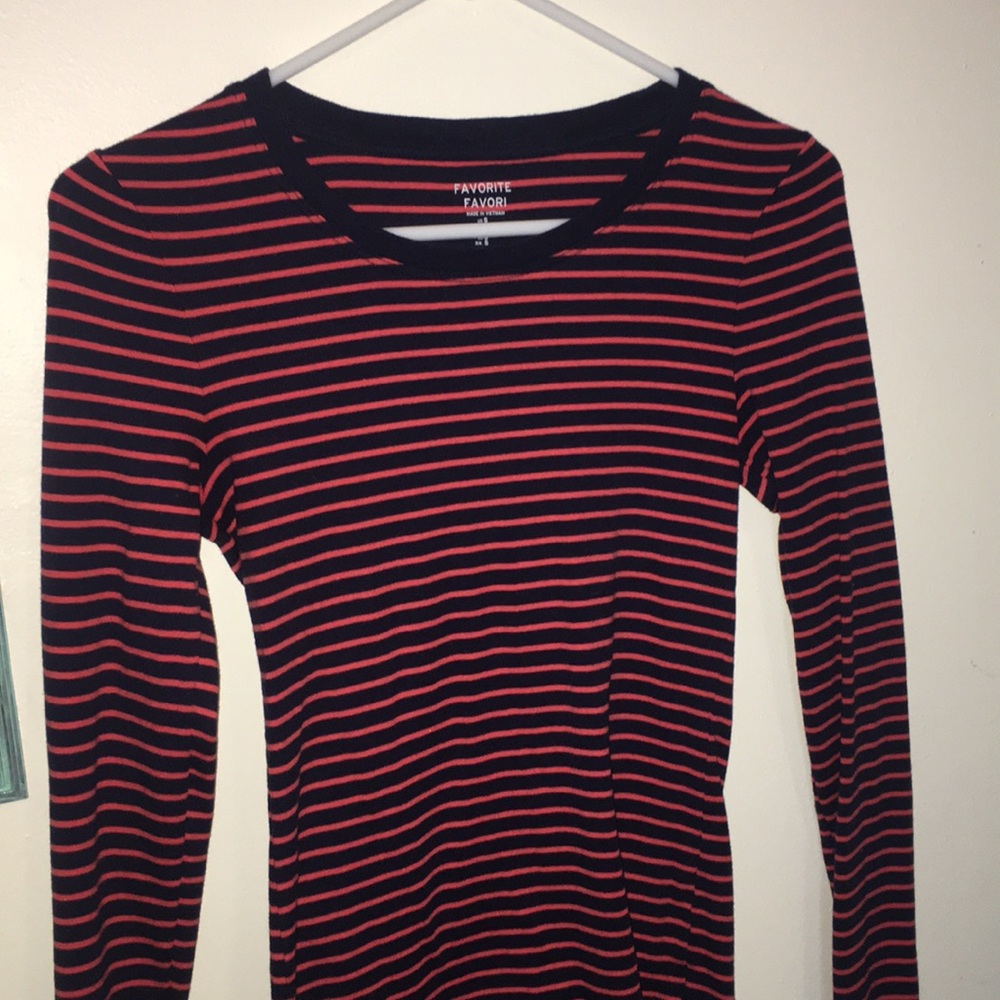 Long sleeve striped shirt